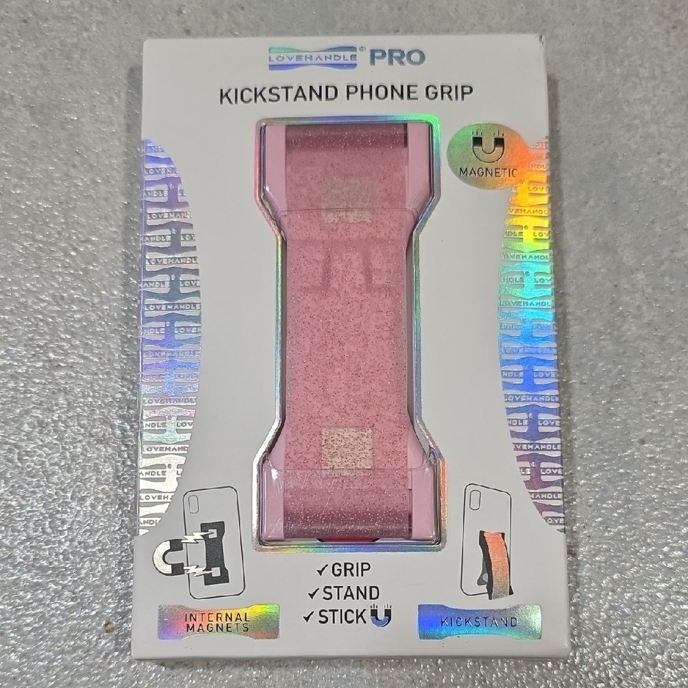 Lovehandle PRO Pink Kickstand Phone Grip